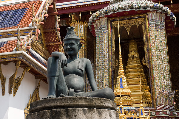 One of the Buddha at the Grand Palace.
