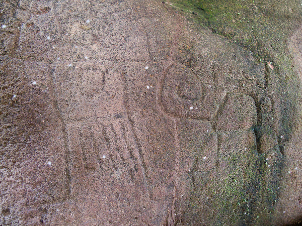 One of the petroglyphs.